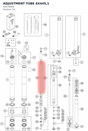 Diagram preview: ADJUSTMENT TUBE 6X445,1 (43570929)