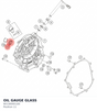 Diagram preview: OIL GAUGE GLASS (90130095100)
