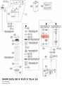 Diagram preview: SHIM D25,30 X D19 X T0,4    14 (50180995)
