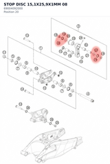Diagram preview: STOP DISC 15,1X25,9X1MM     08 (69004092000)
