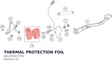 Diagram preview: THERMAL PROTECTION FOIL (A61203027010)