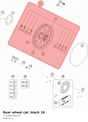 Diagram preview: Rear wheel cpl. black 18 (7211000104433)