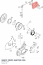Diagram preview: SLEEVE COVER IGNITION COIL (93039011000)