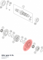 Diagram preview: idler gear 6 th. (79533506000)