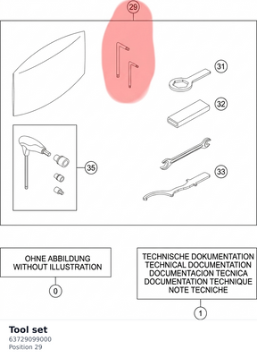 Diagram preview: Tool set (63729099000)