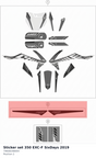 Diagram preview: Sticker set 350 EXC-F SixDays 2019 (79608298004)