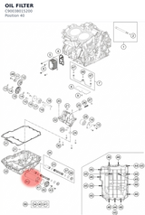 Diagram preview: OIL FILTER (C90038015200)
