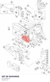 Diagram preview: SET OF BUSHINGS (76712098144)