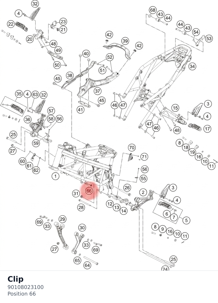 Diagram preview: Clip (90108023100)