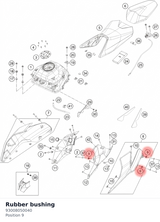 Diagram preview: Rubber bushing (93008050040)