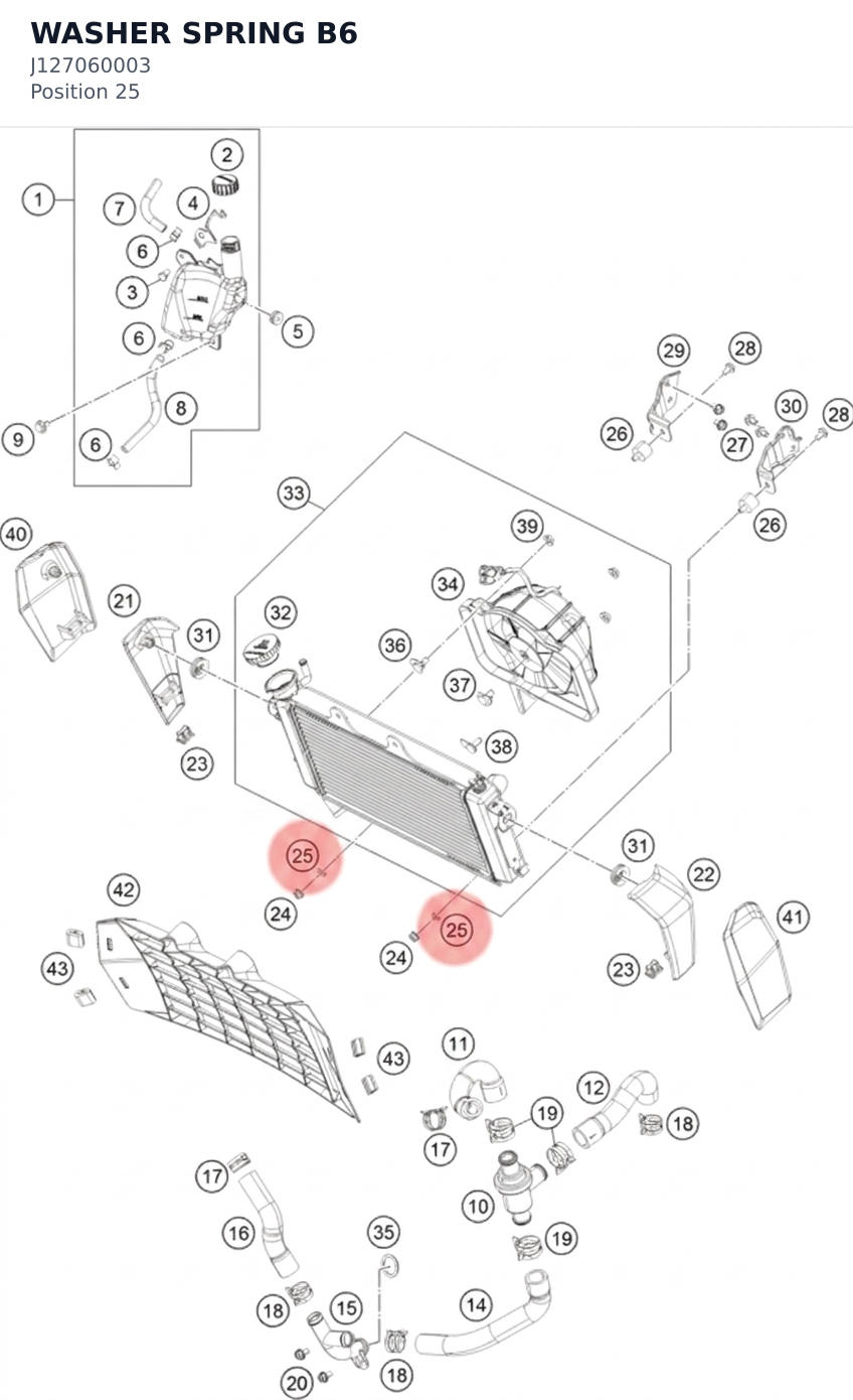 Diagram preview: WASHER SPRING B6 (J127060003)