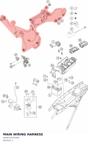 Diagram preview: MAIN WIRING HARNESS (A44011075200)