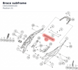 Diagram preview: Brace subframe (C64103004100)