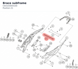 Diagram preview: Brace subframe (C64103004100)