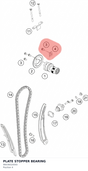 Diagram preview: PLATE STOPPER BEARING (96036020050)