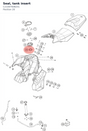 Diagram preview: Seal, tank insert (C21007008251)