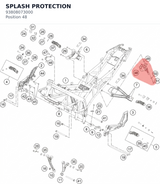 Diagram preview: SPLASH PROTECTION (93808073000)