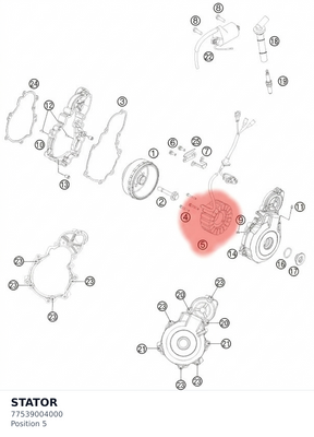 Diagram preview: STATOR (77539004000)