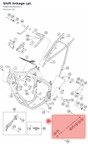 Diagram preview: Shift linkage cpl. (A56034036244C1)