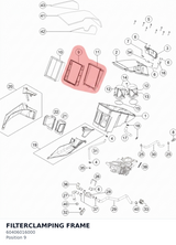 Diagram preview: FILTERCLAMPING FRAME (60406016000)