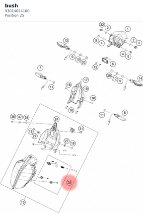 Diagram preview: bush (93014024100)