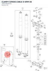 Diagram preview: CLAMP F.SPEED.CABLE D 6MM   08 (7800108500030)