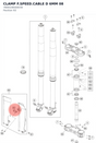 Diagram preview: CLAMP F.SPEED.CABLE D 6MM   08 (7800108500030)