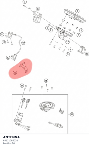 Diagram preview: ANTENNA (64111066020)