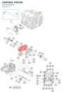 Diagram preview: CONTROL PISTON (A64038028000)