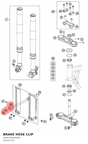 Diagram preview: BRAKE HOSE CLIP (5460108500028)