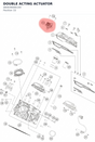 Diagram preview: DOUBLE ACTING ACTUATOR (A60036084100)