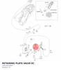 Diagram preview: RETAINING PLATE VALVE EC (76515032000)