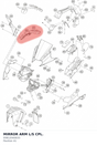Diagram preview: MIRROR ARM L/S CPL. (93812040033)