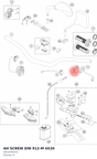 Diagram preview: AH SCREW DIN 912-M 4X20 (0912040203)