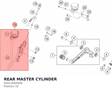 Diagram preview: REAR MASTER CYLINDER (93013060000)