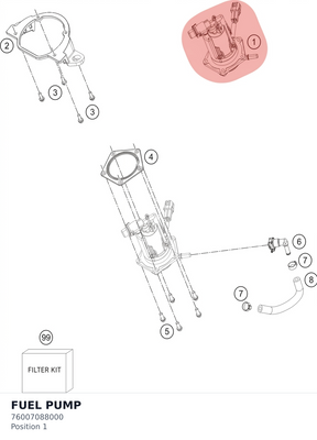 Diagram preview: FUEL PUMP (76007088000)