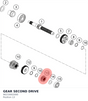 Diagram preview: GEAR SECOND DRIVE (96233002000)