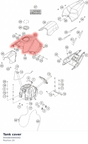 Diagram preview: Tank cover (90508049000KD)