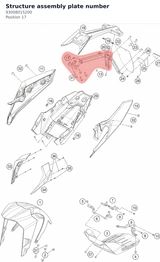 Diagram preview: Structure assembly plate number (93008015200)