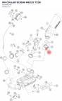 Diagram preview: HH COLLAR SCREW M6X25     TX30 (0024060256)