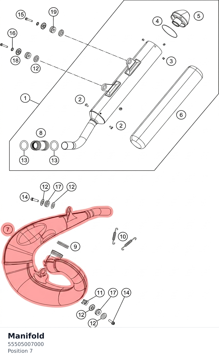 Diagram preview: Manifold (55505007000)
