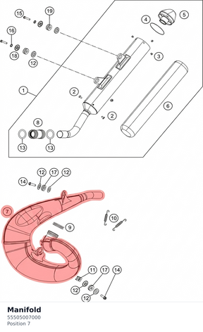 Diagram preview: Manifold (55505007000)