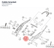 Diagram preview: Cable bracket (C90703002010)