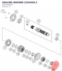 Diagram preview: SEALING WASHER 22X44X0.2 (63533088000)