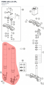 Diagram preview: FORK LEG L/S CPL. (90201001000)