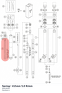 Diagram preview: Spring l 415mm 5,0 N/mm (95010087)