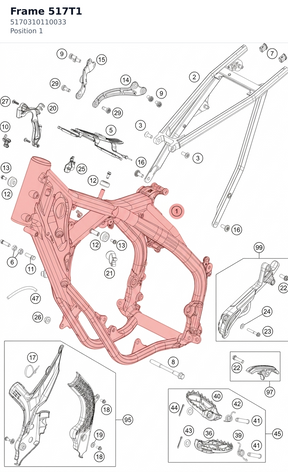 Diagram preview: Frame 517T1 (5170310110033)