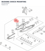 Diagram preview: BUSHING SHOCK MOUNTING (64104030020)