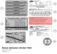 Diagram preview: Noise emission sticker USA (LI23-761-13A)