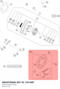 Diagram preview: DRIVETRAIN SET XC 13T/48T (SPAA13U48CM118A)